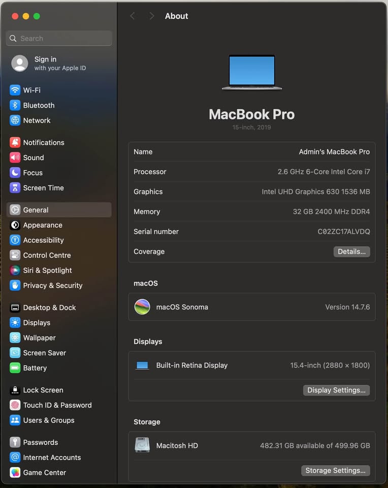 MacBook Pro 15-inch 2019 - Image 3
