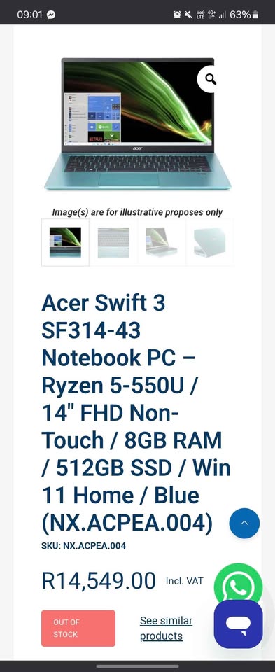 Acer Swift 3 Ryzen 5 - Image 6